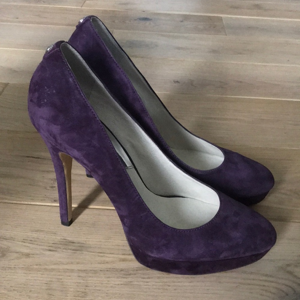 MICHAEL Michael Kors Purple Suede High Heel Pumps